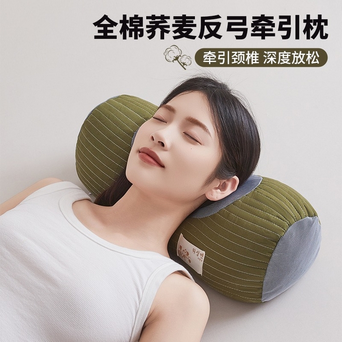 91家纺网 家纺一手货源 找家纺 （总）怡薇格枕芯 2026新款款绗缝元宝荞麦枕枕头枕芯