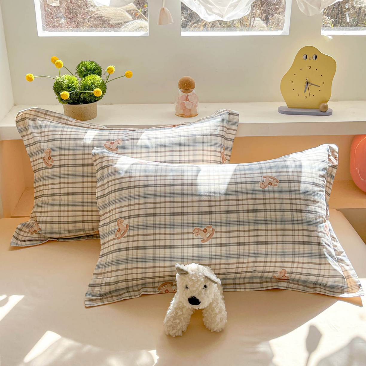 91家纺网 家纺一手货源 找家纺 涵宸家纺 2026新款全棉印花小清新四件套 术马格