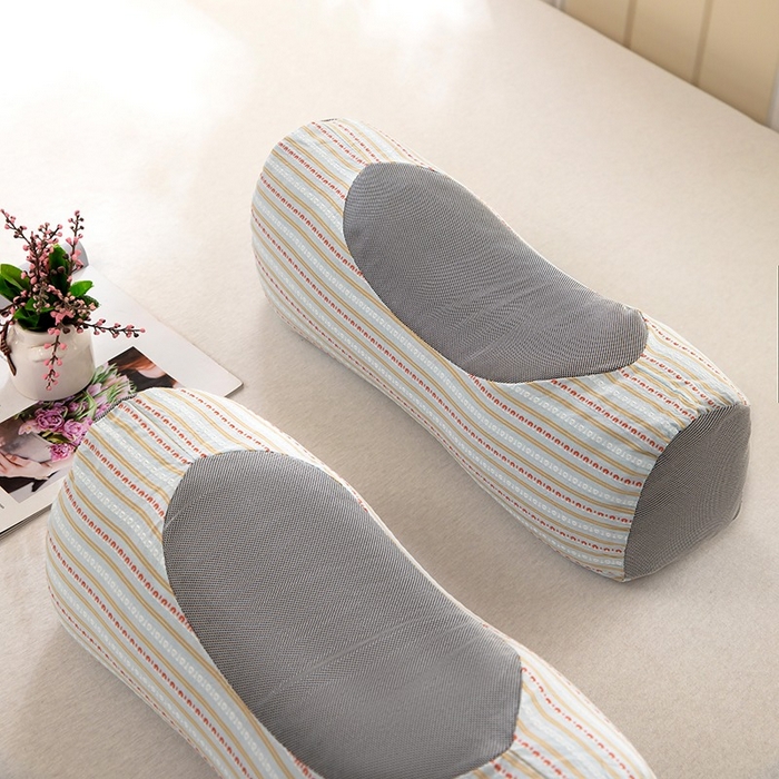 91家纺网 家纺一手货源 找家纺 （总）怡薇格枕芯 2026新款水洗棉条纹元宝荞麦枕头枕芯