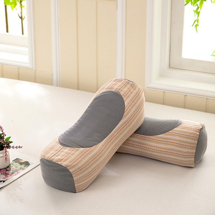 91家纺网 家纺一手货源 找家纺 （总）怡薇格枕芯 2026新款水洗棉条纹元宝荞麦枕头枕芯