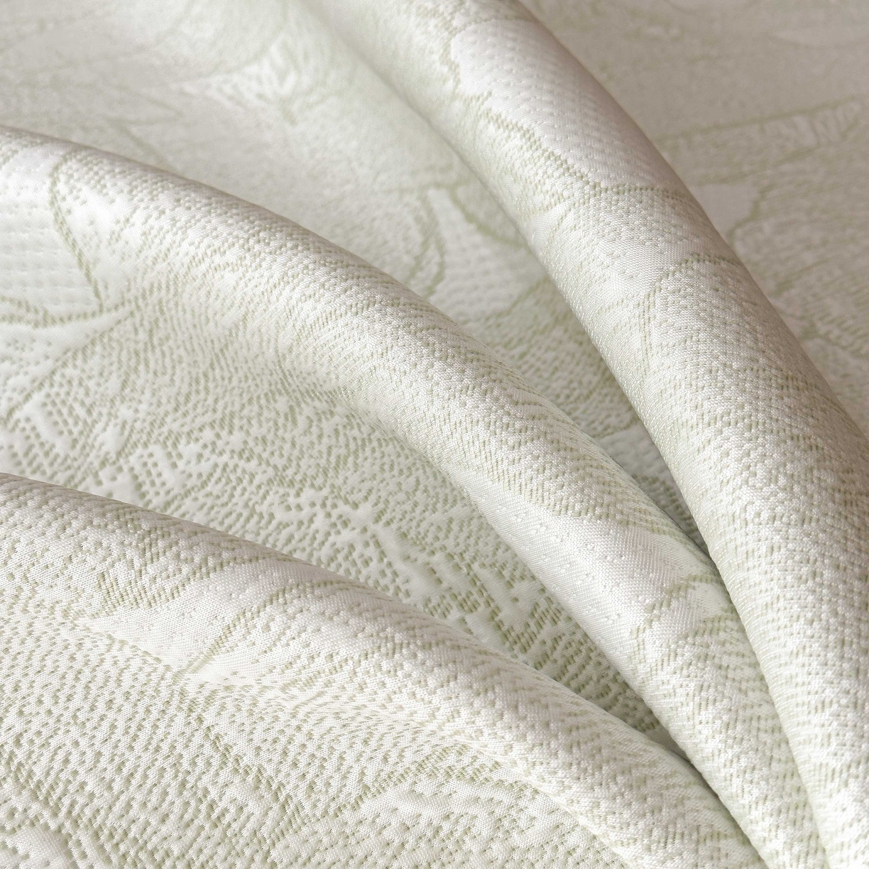 91家纺网 家纺一手货源 找家纺 孩子王家纺 2026春夏新款凉感过0.21夏天家用软席子可机洗空调席夏季高端华夫格凉席三件套 家大叶大-松果绿 床单款