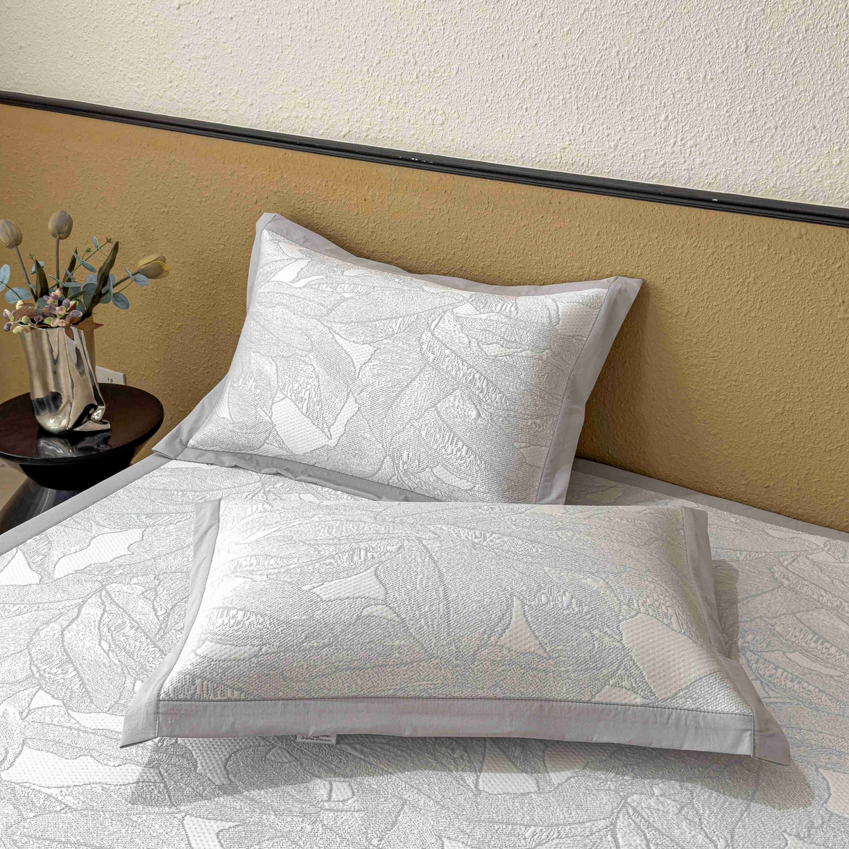 91家纺网 家纺一手货源 找家纺 孩子王家纺 2026春夏新款凉感过0.21夏天家用软席子可机洗空调席夏季高端华夫格凉席三件套 家大叶大-天空蓝 床单款