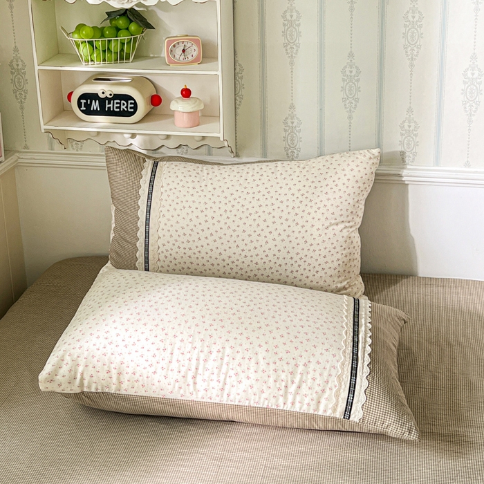 91家纺网 家纺一手货源 找家纺 （总）韩秀家纺 2026新款A类仿棉四件套超柔古法棉水洗棉法式花边床笠四件套（提供买家秀）