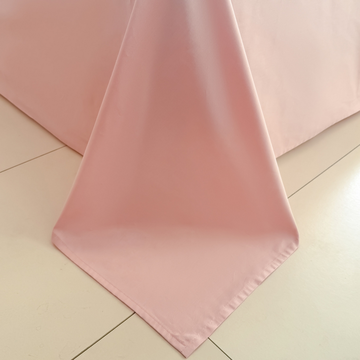 91家纺网 家纺一手货源 找家纺 如一 2026新款全棉纯棉华夫格大版数码印花四件套 粉蒂猫