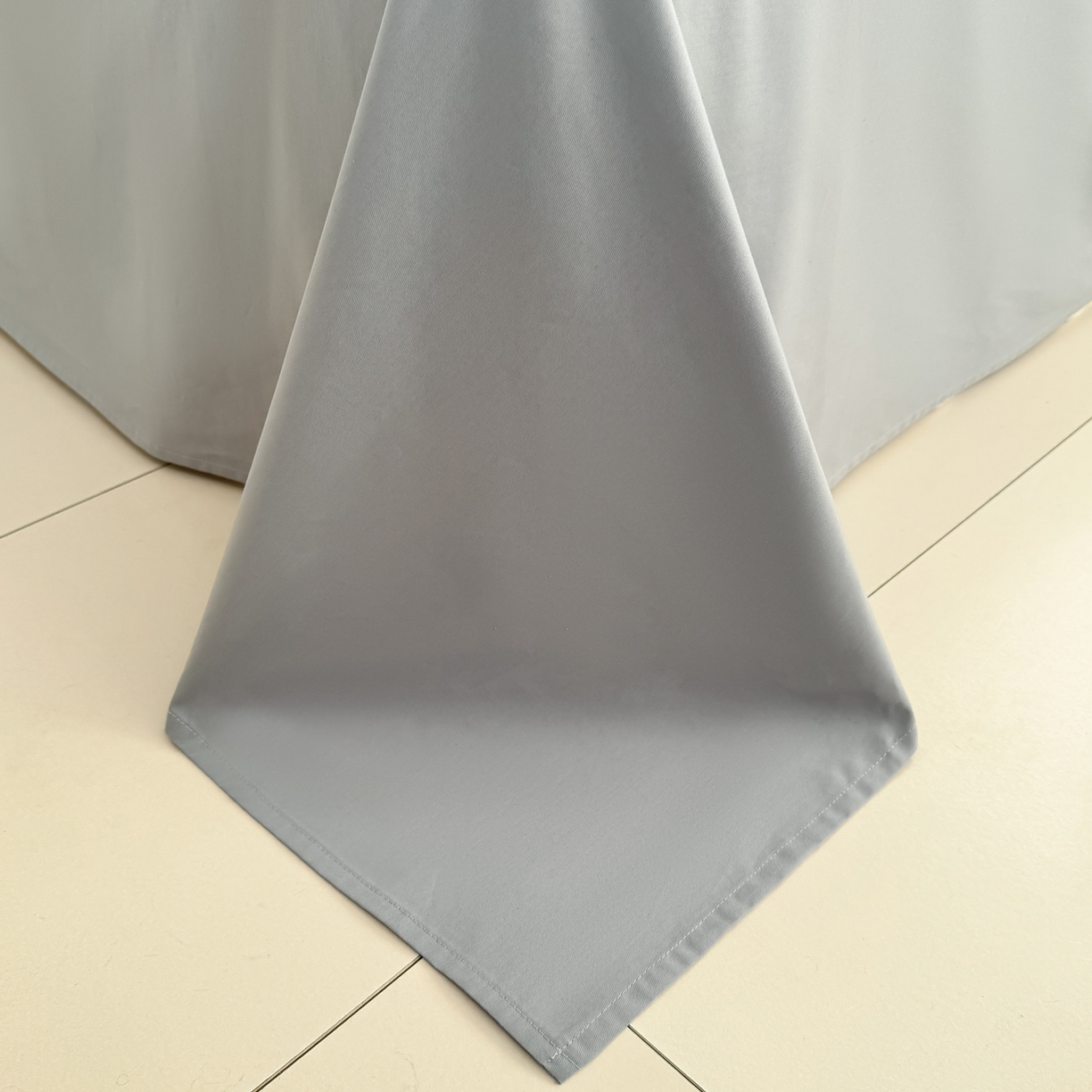 91家纺网 家纺一手货源 找家纺 如一 2026新款全棉纯棉华夫格大版数码印花四件套 熊猫灰