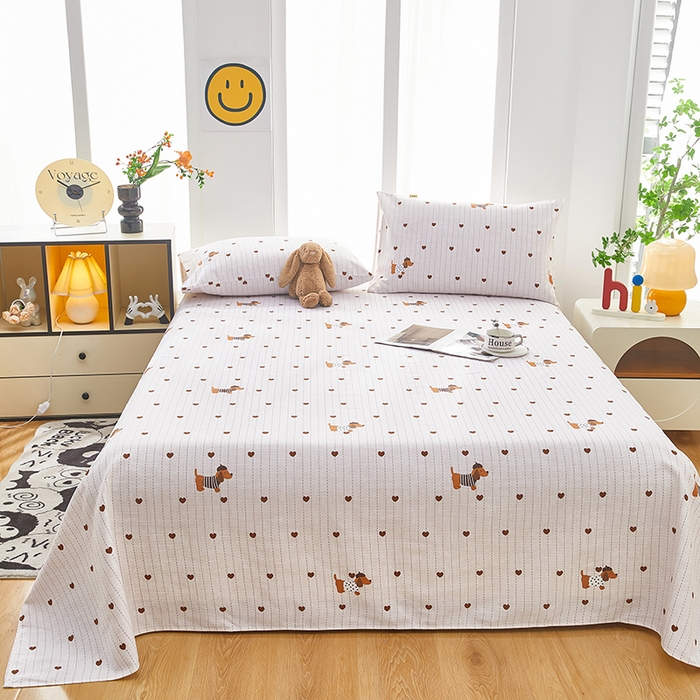 91家纺网 家纺一手货源 找家纺 （总）蕾诺家纺 2026新款老粗布加厚全包防滑床单可组合三件套