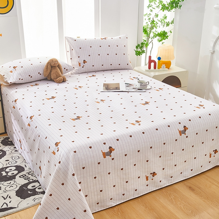 91家纺网 家纺一手货源 找家纺 （总）蕾诺家纺 2026新款老粗布加厚全包防滑床单可组合三件套