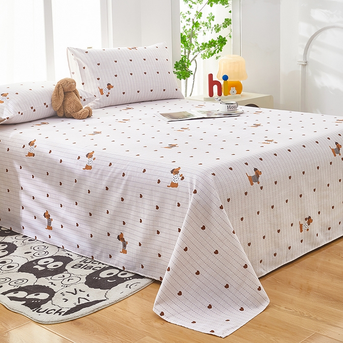 91家纺网 家纺一手货源 找家纺 （总）蕾诺家纺 2026新款老粗布加厚全包防滑床单可组合三件套