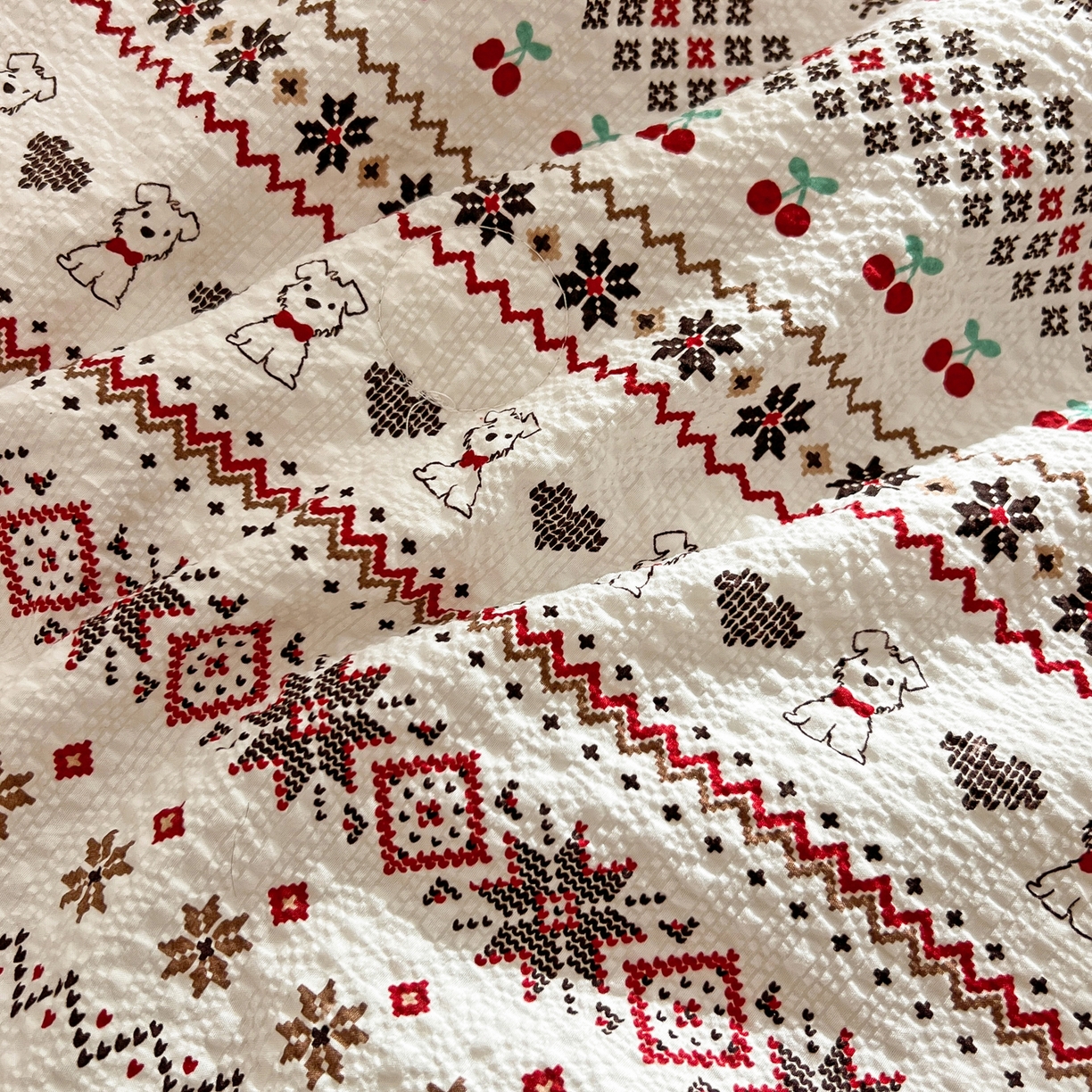 91家纺网 家纺一手货源 找家纺 老K (原美阁） 2026新款泡芙棉夏被四件套双层纱泡芙纱单夏被 波西米亚