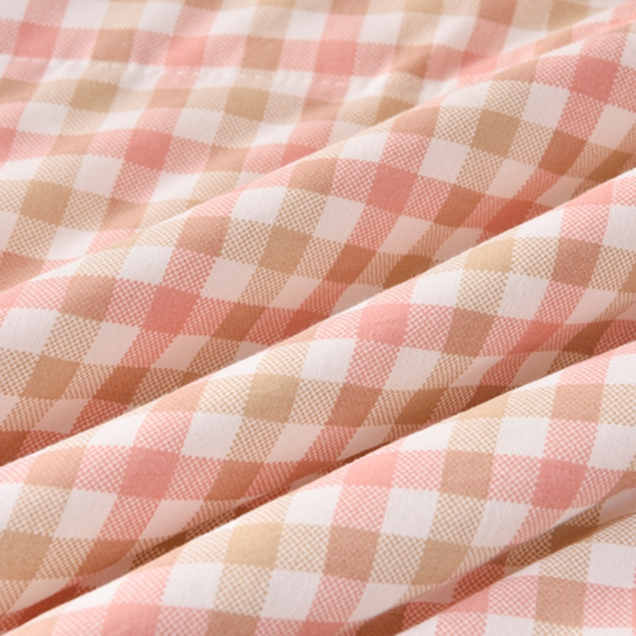 91家纺网 家纺一手货源 找家纺 欧朵家纺 2026春夏新款水洗棉新疆棉花被夏凉被空调被 印月-粉