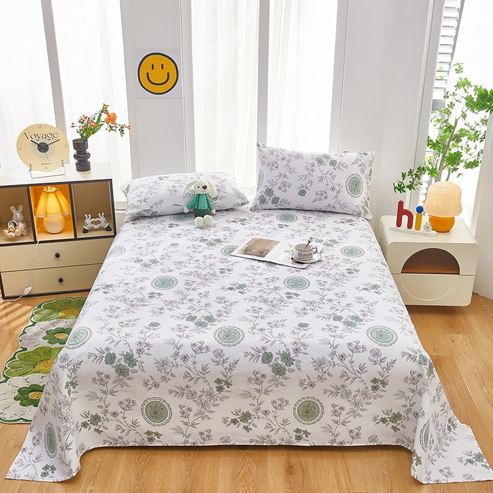 91家纺网 家纺一手货源 找家纺 （总）蕾诺家纺 2026新款老粗布加厚全包防滑床单可组合三件套