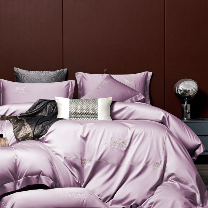 91家纺网 家纺一手货源 找家纺 （总）玖玖爱家纺 2026新款柔软亲肤天丝棉刺绣四件套-华莹