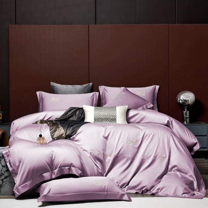 91家纺网 家纺一手货源 找家纺 （总）玖玖爱家纺 2026新款柔软亲肤天丝棉刺绣四件套-华莹