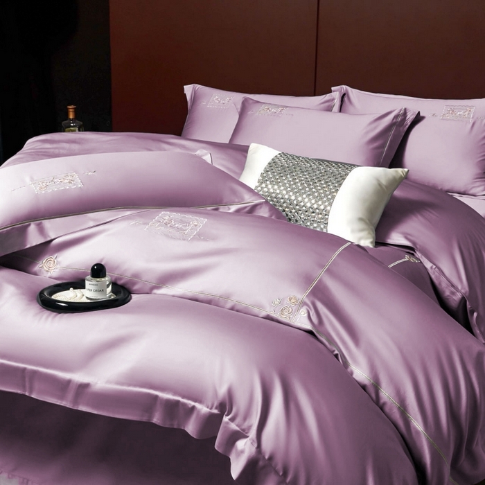 91家纺网 家纺一手货源 找家纺 （总）玖玖爱家纺 2026新款柔软亲肤天丝棉刺绣四件套-华莹