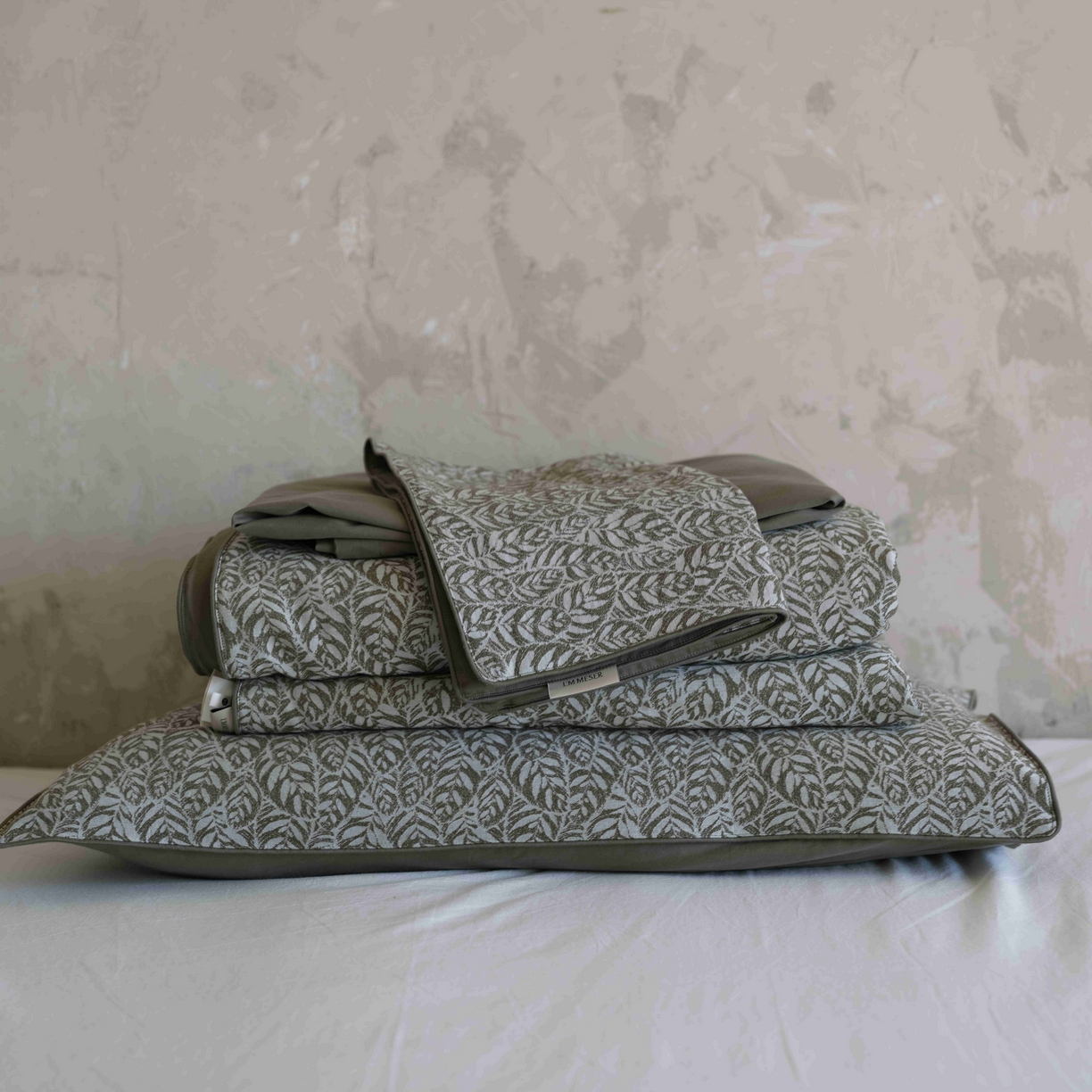 佳汐蓝家纺 2026新款【慢性子】系列色织提花夏被&四件套 枝几