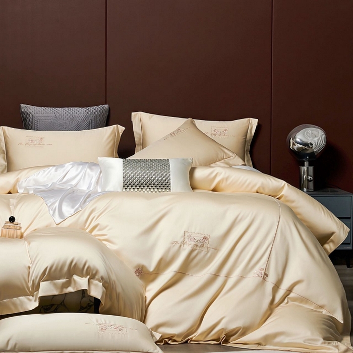 91家纺网 家纺一手货源 找家纺 玖玖爱家纺 2026新款柔软亲肤天丝棉刺绣四件套-华莹 华莹-舒芙蕾