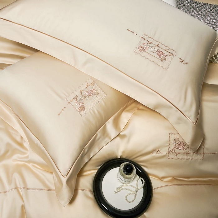 91家纺网 家纺一手货源 找家纺 玖玖爱家纺 2026新款柔软亲肤天丝棉刺绣四件套-华莹 华莹-舒芙蕾