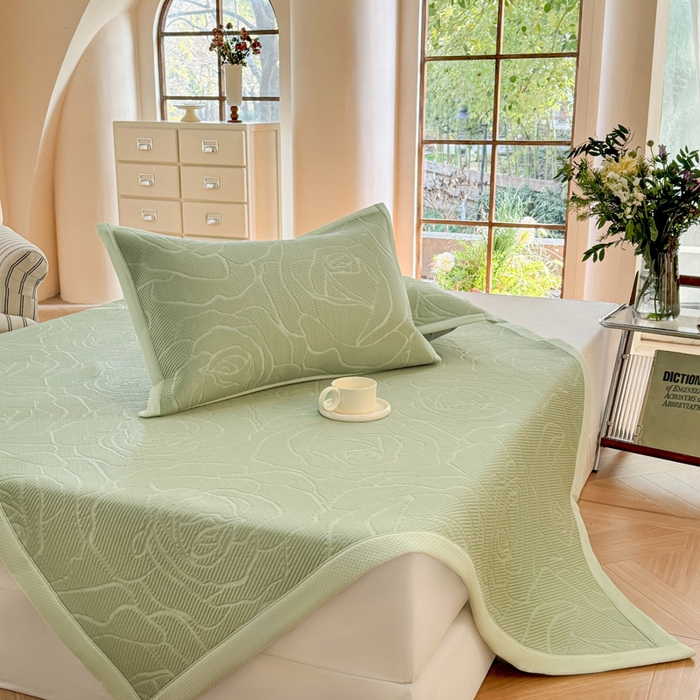 91家纺网 家纺一手货源 找家纺 （总）步步高席业 2026新款凉感冰豆豆凉席