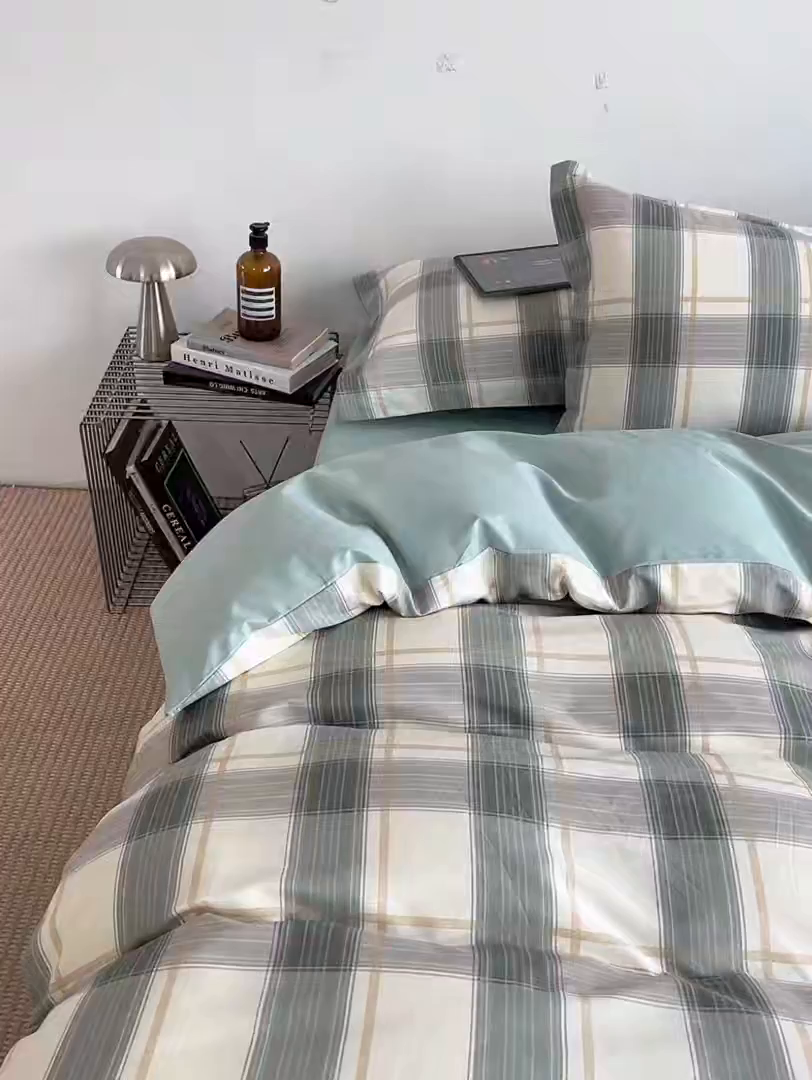 91家纺网 家纺一手货源 找家纺 （总）涵宸家纺 2026新款全棉印花简约四件套