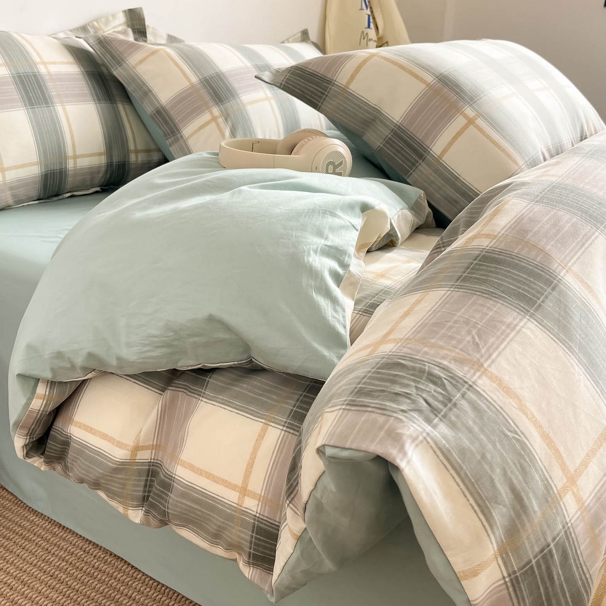 91家纺网 家纺一手货源 找家纺 （总）涵宸家纺 2026新款全棉印花简约四件套