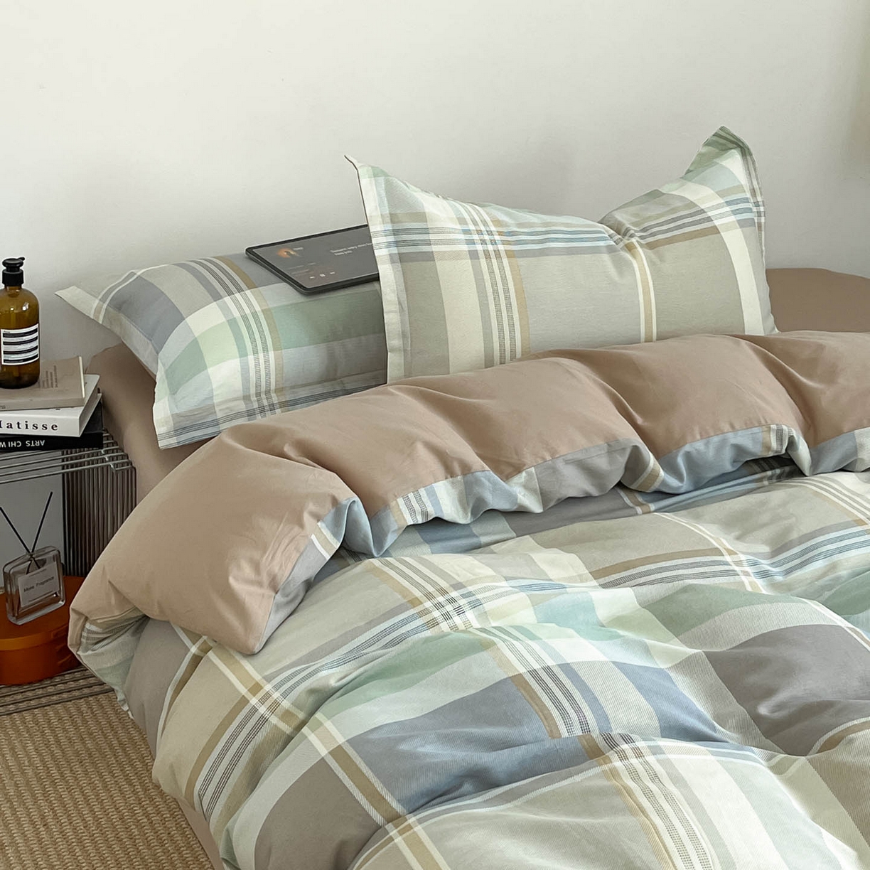 91家纺网 家纺一手货源 找家纺 （总）涵宸家纺 2026新款全棉印花简约四件套