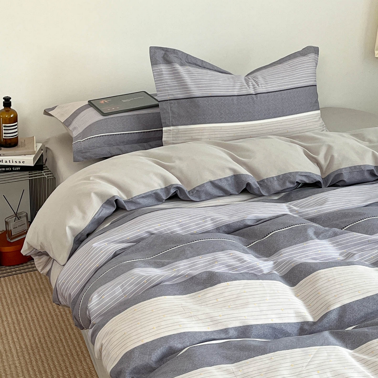 91家纺网 家纺一手货源 找家纺 （总）涵宸家纺 2026新款全棉印花简约四件套