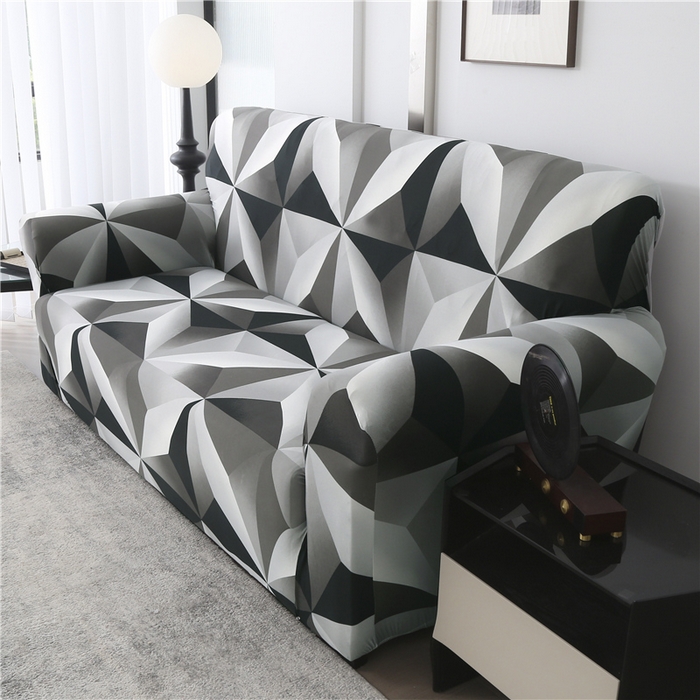 91家纺网 家纺一手货源 找家纺 雅竹家纺 牛奶丝印花沙发套 叠影