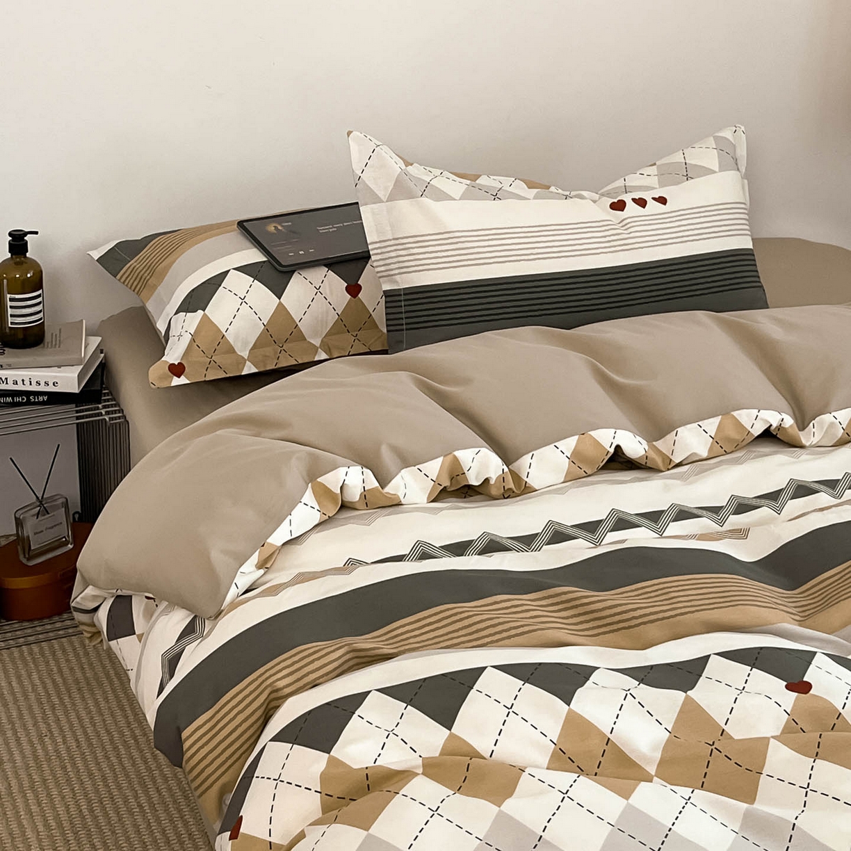 91家纺网 家纺一手货源 找家纺 （总）涵宸家纺 2026新款全棉印花简约四件套