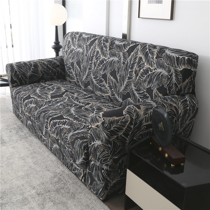 91家纺网 家纺一手货源 找家纺 雅竹家纺 牛奶丝印花沙发套 繁叶