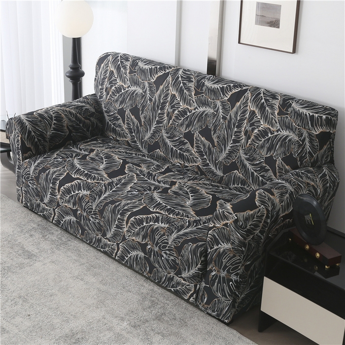 91家纺网 家纺一手货源 找家纺 雅竹家纺 牛奶丝印花沙发套 繁叶