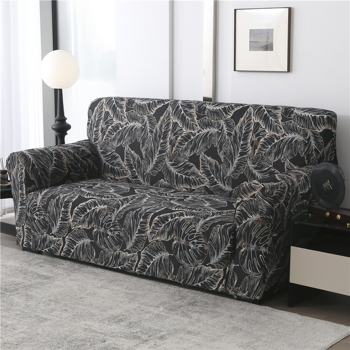 91家纺网 家纺一手货源 找家纺 雅竹家纺 牛奶丝印花沙发套 繁叶