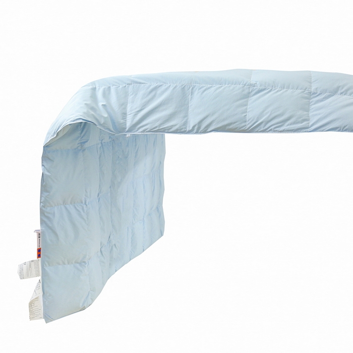 91家纺网 家纺一手货源 找家纺 禹祥家纺 2026新款可水洗羽绒夏被空调被羽绒春秋被可水洗羽绒被 天空蓝