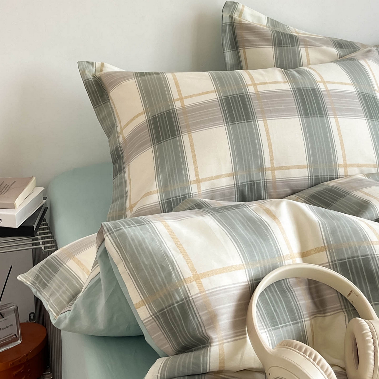 91家纺网 家纺一手货源 找家纺 涵宸家纺 2026新款全棉印花简约四件套 布里克