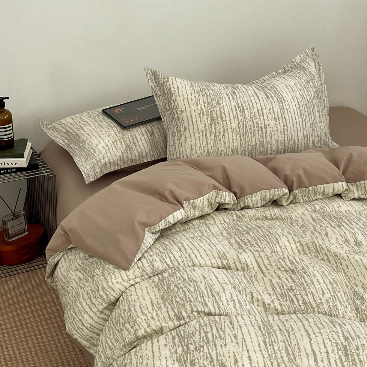 涵宸家纺 2026新款全棉印花简约四件套 德林