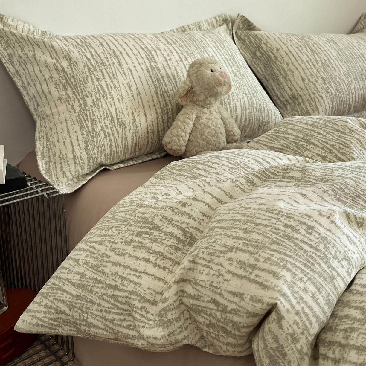 91家纺网 家纺一手货源 找家纺 涵宸家纺 2026新款全棉印花简约四件套 德林