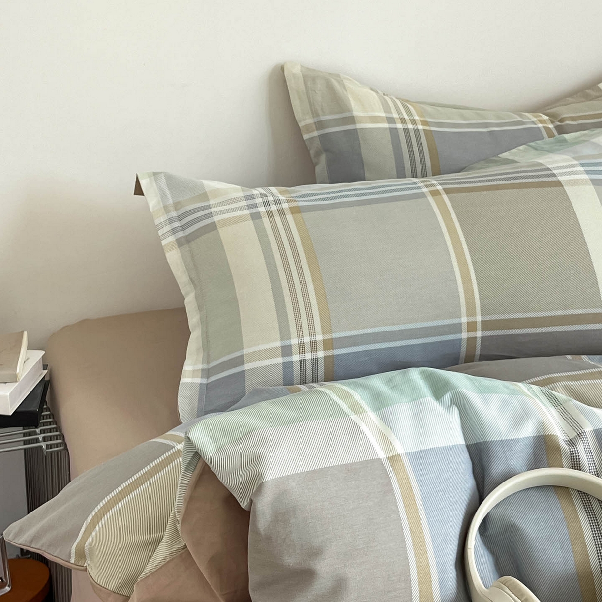 91家纺网 家纺一手货源 找家纺 涵宸家纺 2026新款全棉印花简约四件套 卡希亚