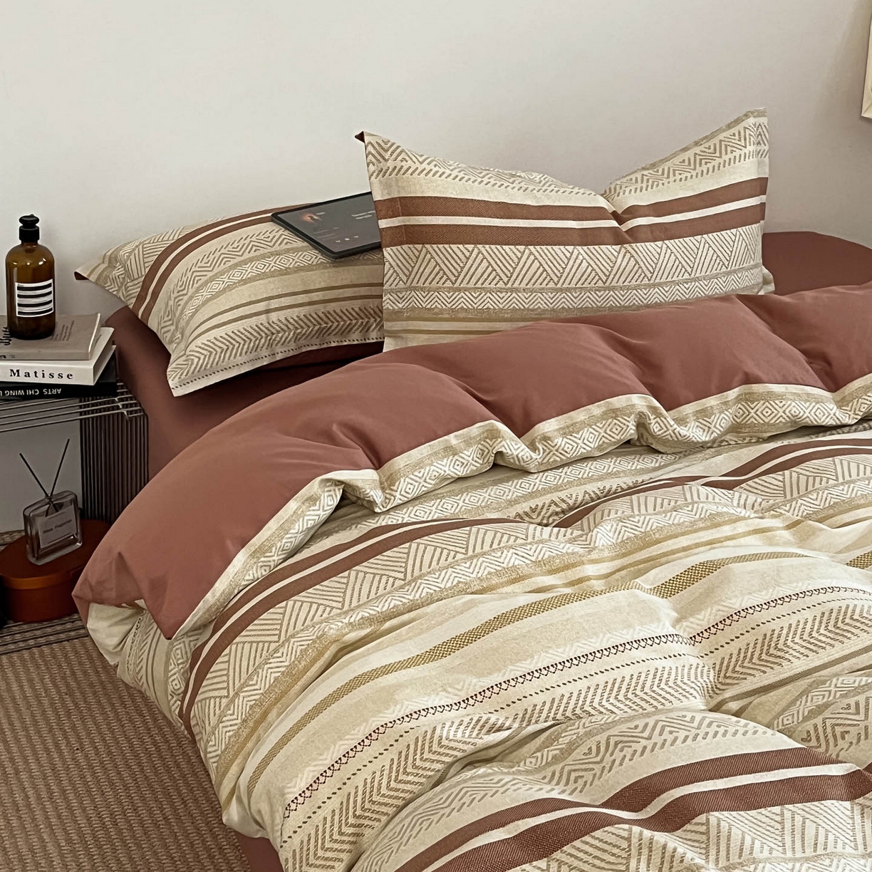 涵宸家纺 2026新款全棉印花简约四件套 里威