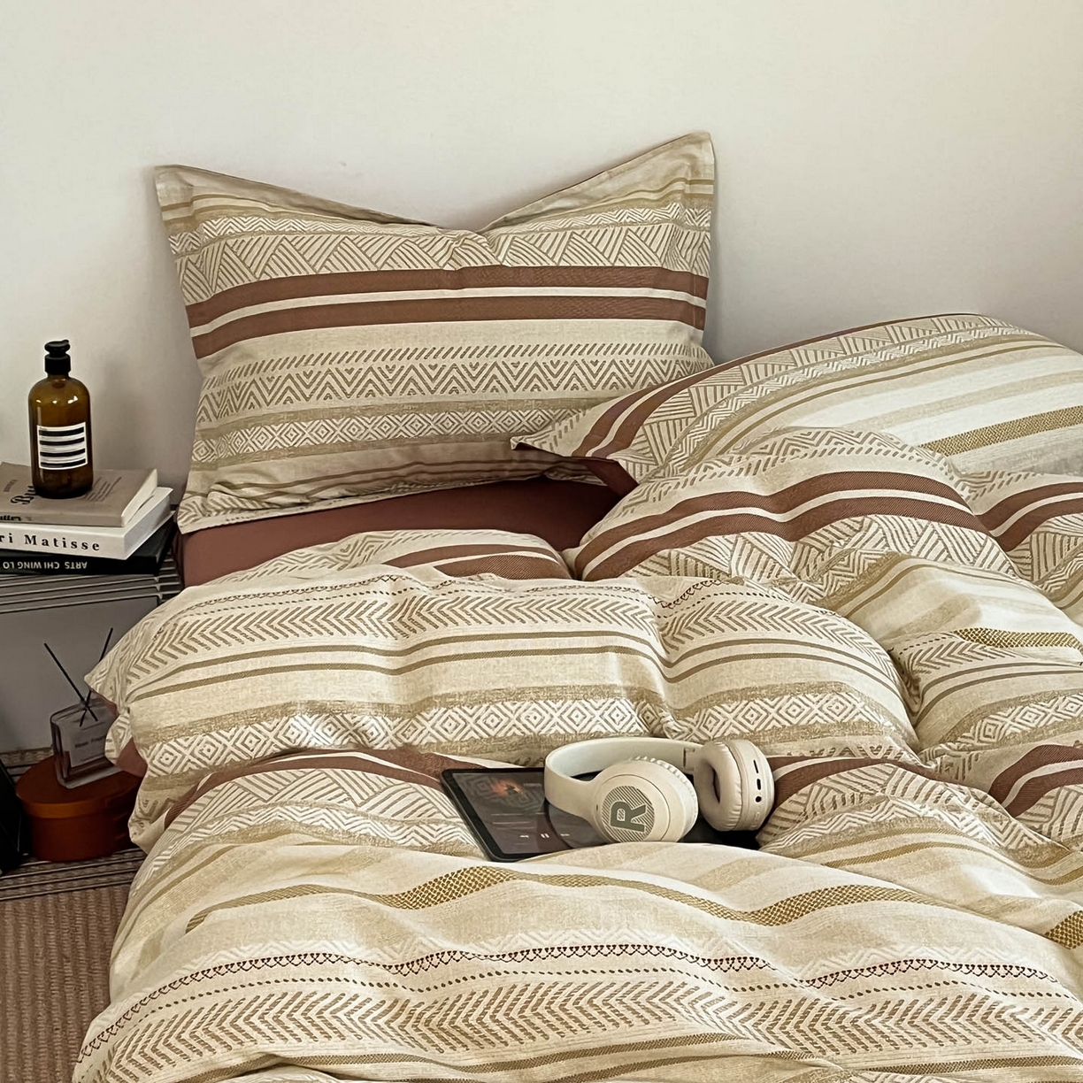 91家纺网 家纺一手货源 找家纺 涵宸家纺 2026新款全棉印花简约四件套 里威