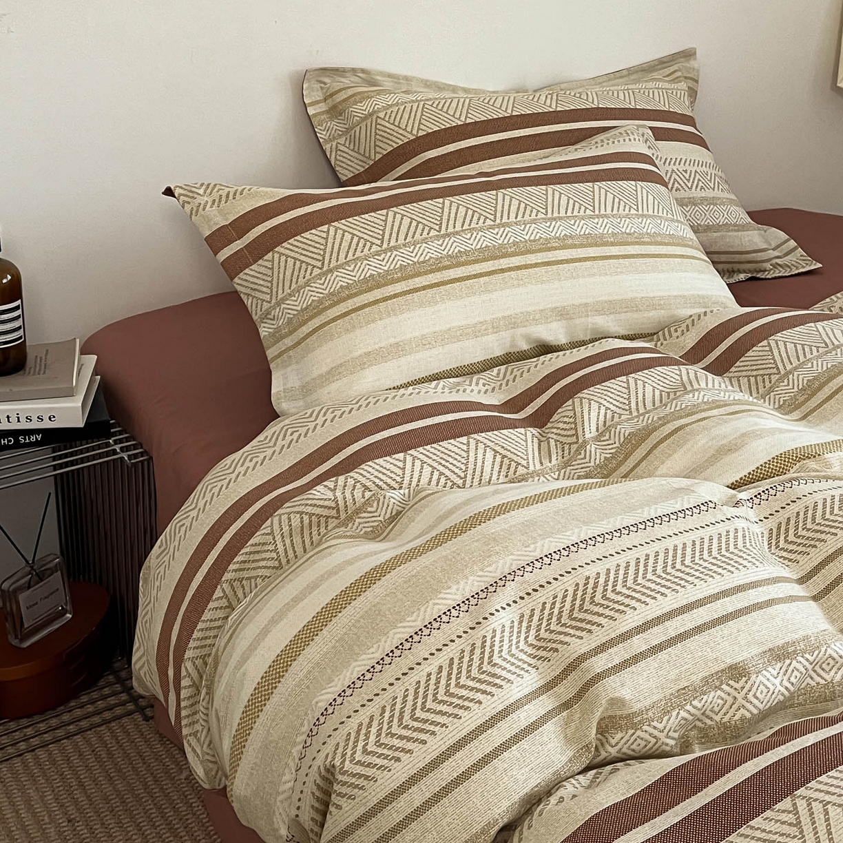 91家纺网 家纺一手货源 找家纺 涵宸家纺 2026新款全棉印花简约四件套 里威