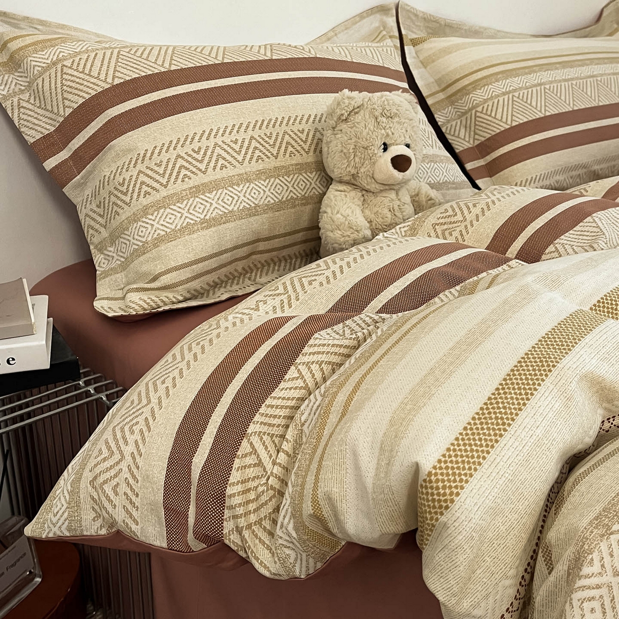 91家纺网 家纺一手货源 找家纺 涵宸家纺 2026新款全棉印花简约四件套 里威