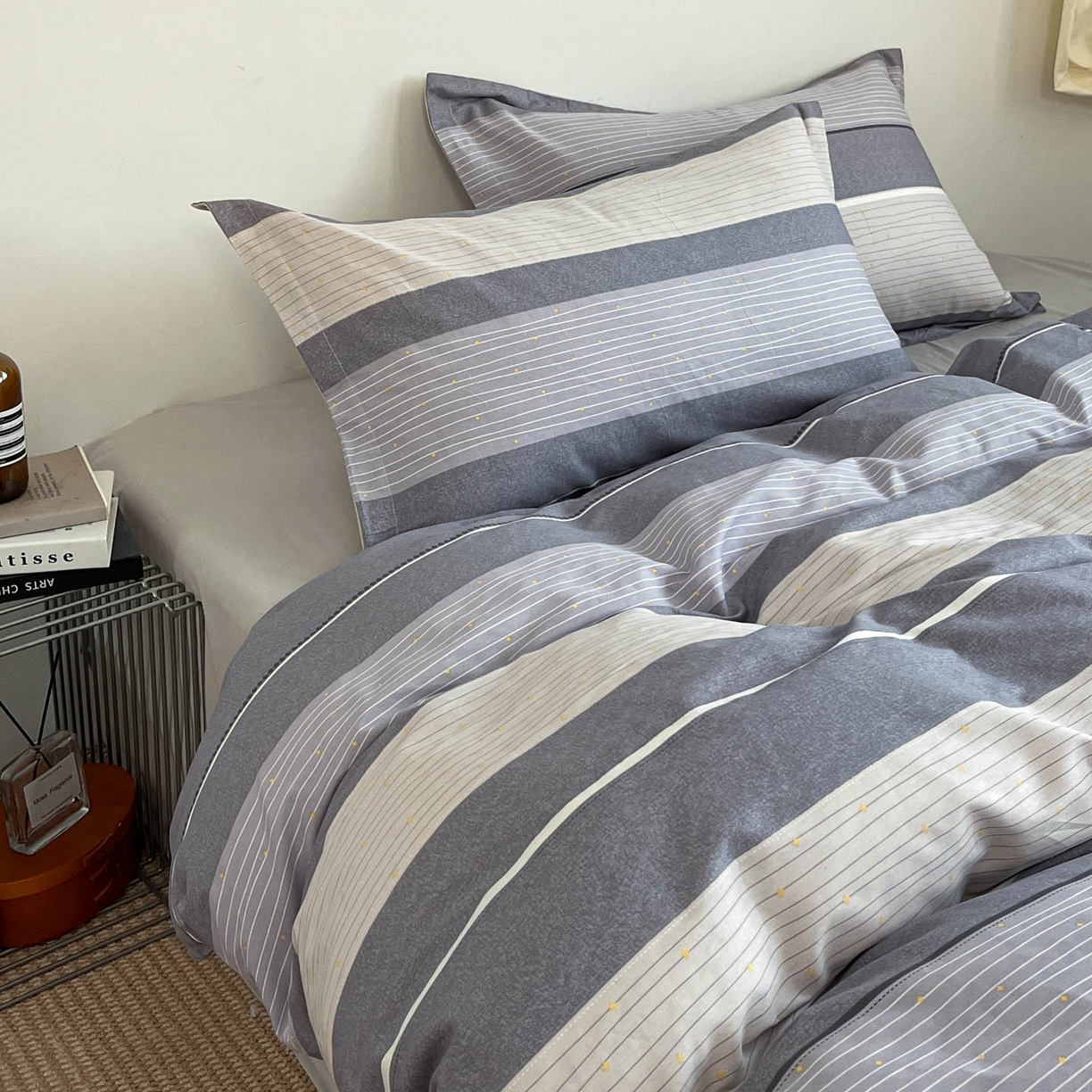 91家纺网 家纺一手货源 找家纺 涵宸家纺 2026新款全棉印花简约四件套 曼瑞特