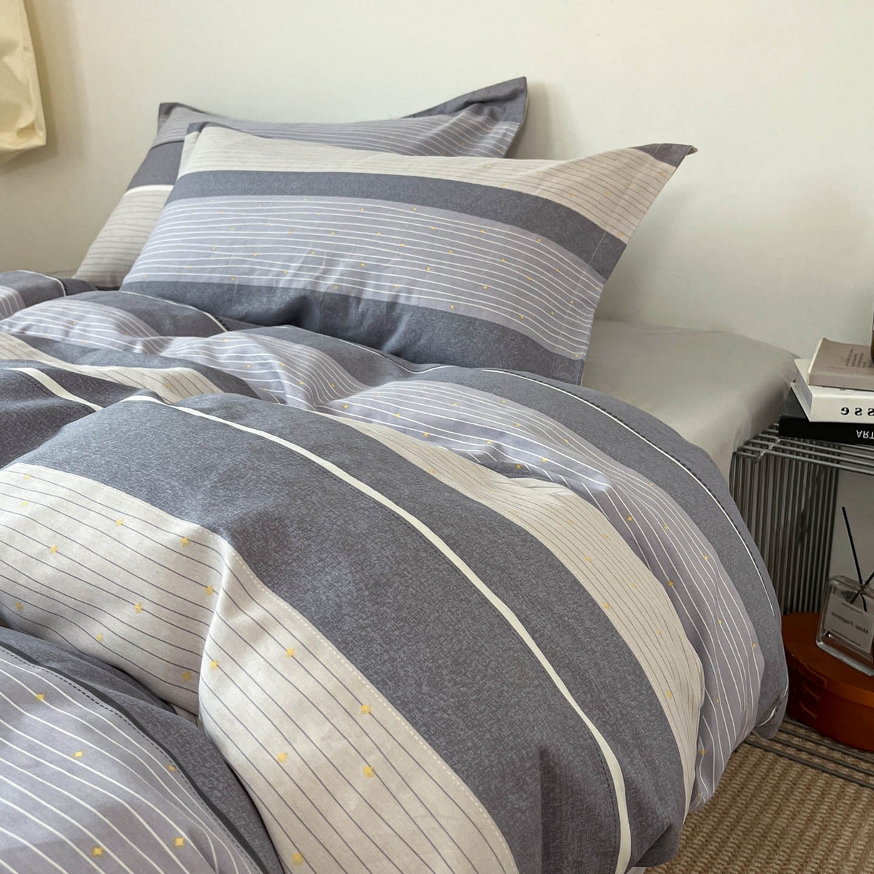 91家纺网 家纺一手货源 找家纺 涵宸家纺 2026新款全棉印花简约四件套 曼瑞特