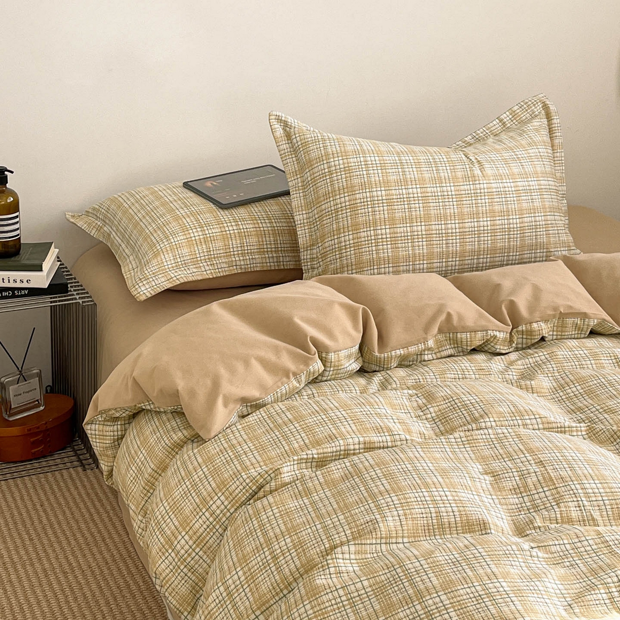 涵宸家纺 2026新款全棉印花简约四件套 沐林光