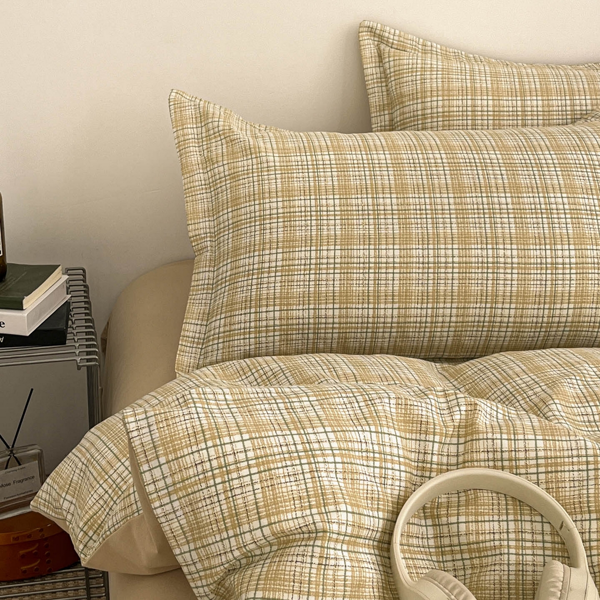 91家纺网 家纺一手货源 找家纺 涵宸家纺 2026新款全棉印花简约四件套 沐林光