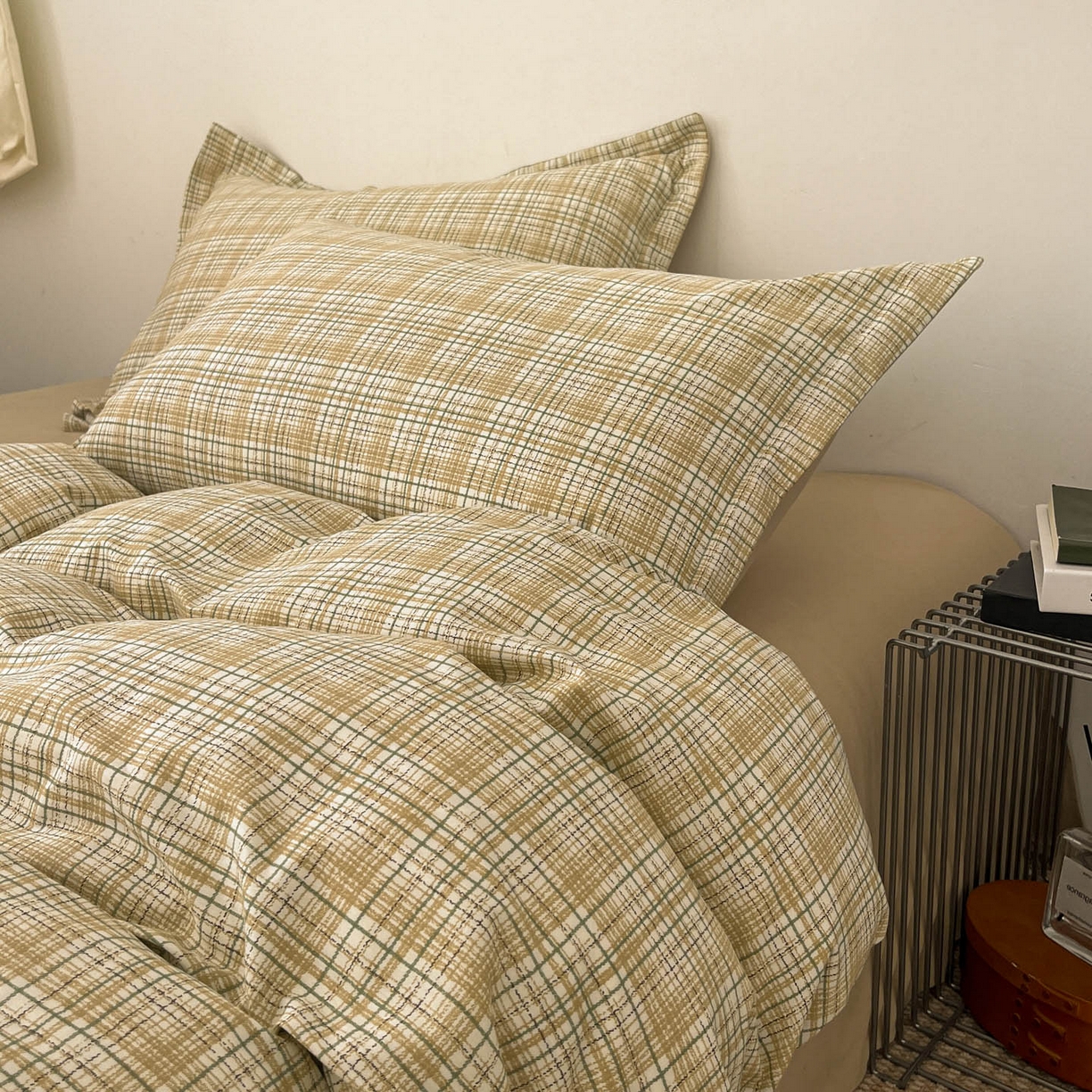 91家纺网 家纺一手货源 找家纺 涵宸家纺 2026新款全棉印花简约四件套 沐林光