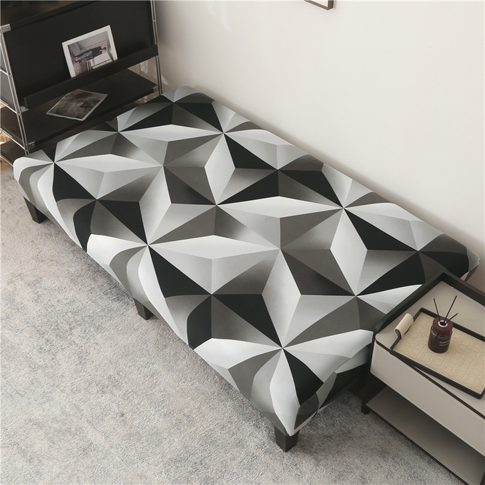 91家纺网 家纺一手货源 找家纺 雅竹家纺 牛奶丝印花沙发床套 叠影