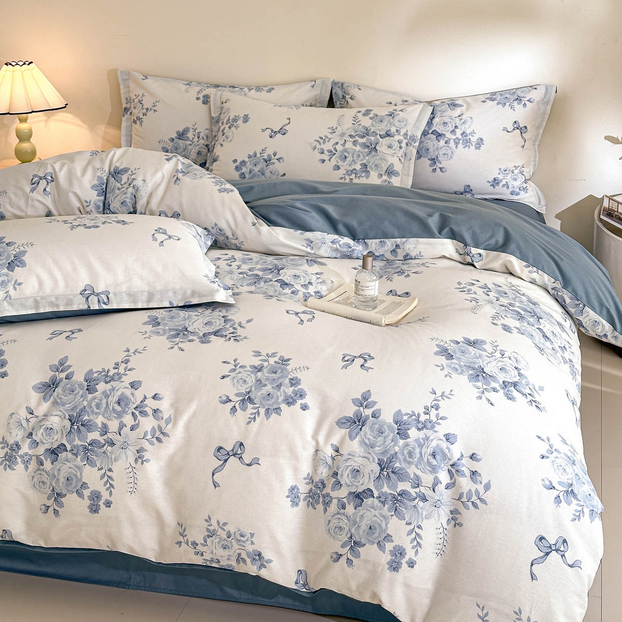 91家纺网 家纺一手货源 找家纺 （总）涵宸家纺 2026新款全棉印花花卉四件套