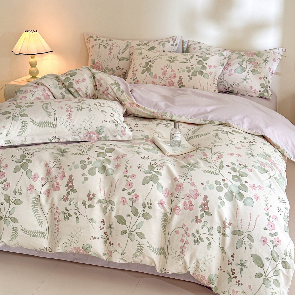 91家纺网 家纺一手货源 找家纺 （总）涵宸家纺 2026新款全棉印花花卉四件套