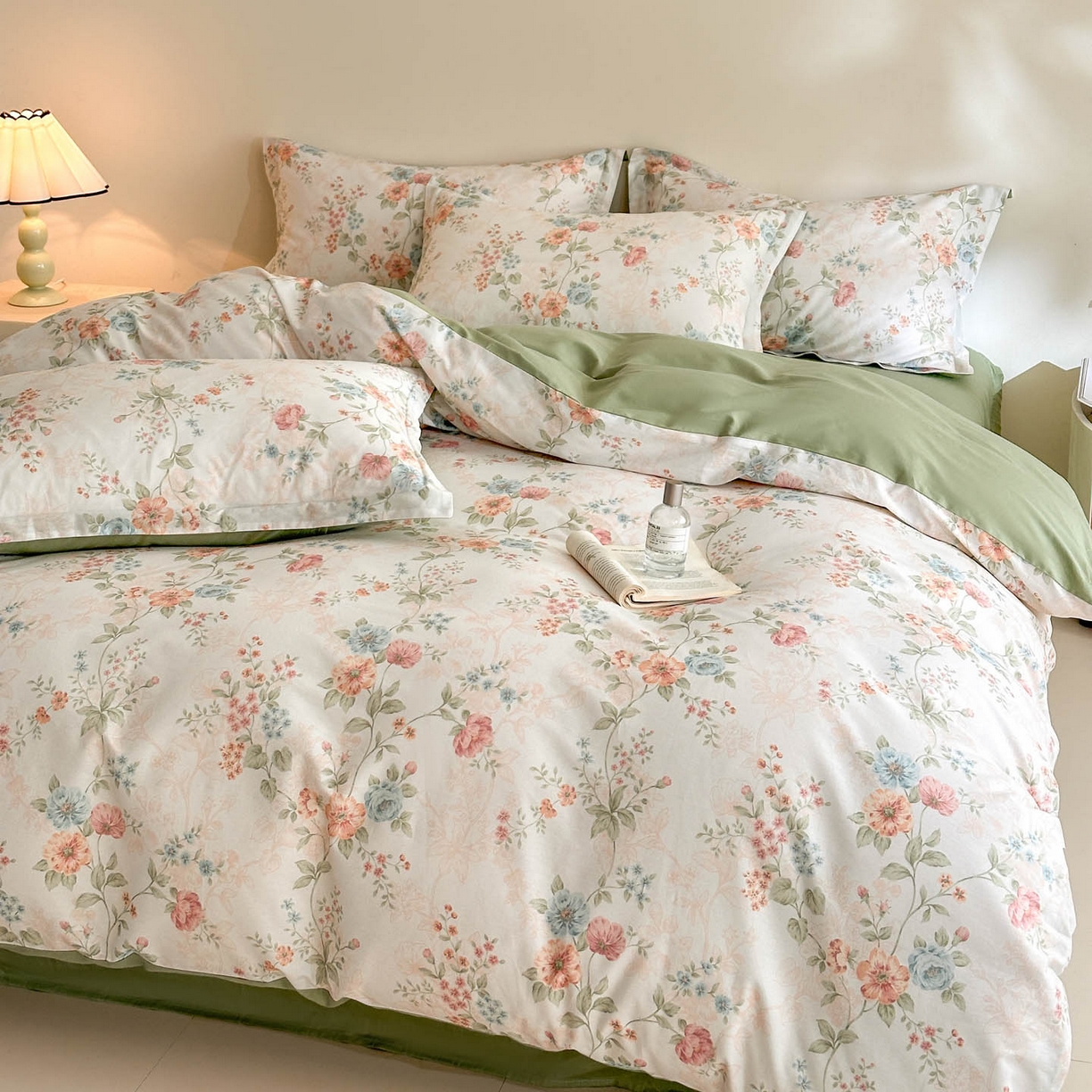 91家纺网 家纺一手货源 找家纺 （总）涵宸家纺 2026新款全棉印花花卉四件套