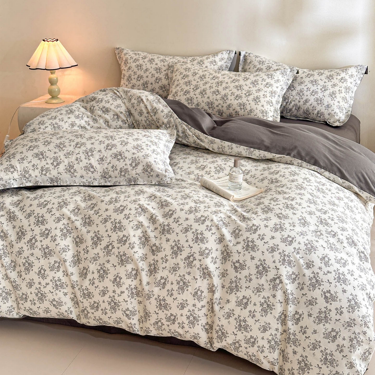 91家纺网 家纺一手货源 找家纺 （总）涵宸家纺 2026新款全棉印花花卉四件套